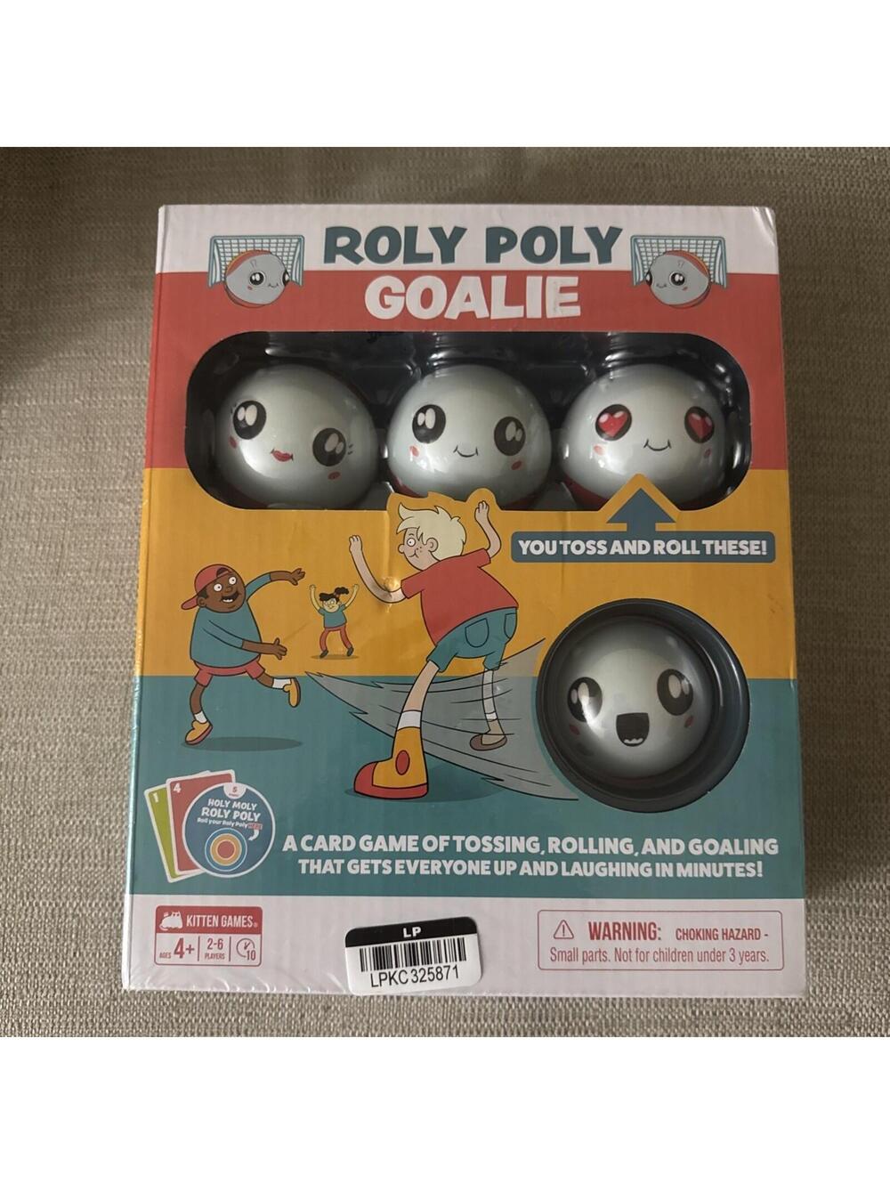 Kitten Games Roly Poly Goalie Board Game - NEW SEALED